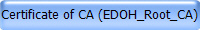 Certificate of CA (EDOH_Root_CA)